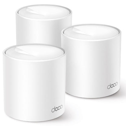 TP-Link Deco X1500(3-pack)  AX1500 Whole Home Mesh Wi-Fi 6 System, 300 Mbps at 2.4 GHz + 1201 Mbps at 5 GHz