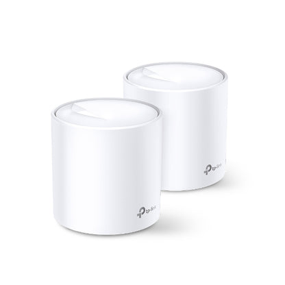 TP-Link Deco X20(2-pack) AX1800 Whole Home Mesh Wi-Fi 6 System, Up To 370 sqm Co