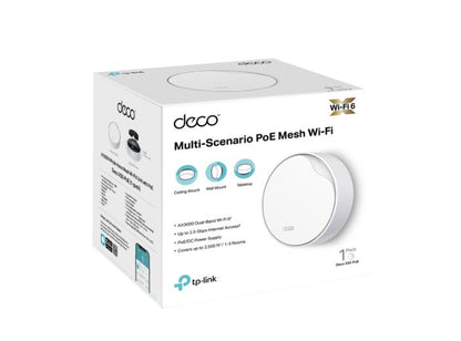 TP-Link Deco X50-PoE(1-pack) AX3000 Whole Home Mesh WiFi 6 System with PoE