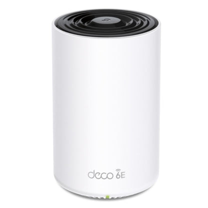 TP-Link Deco XE75 Pro(1-pack)) AXE5400 Tri-Band Mesh Wi-Fi 6E System, 574 Mbps at 2.4 GHz + 2402 Mbps at 5 GHz + 2402 Mbps at 6 GHz