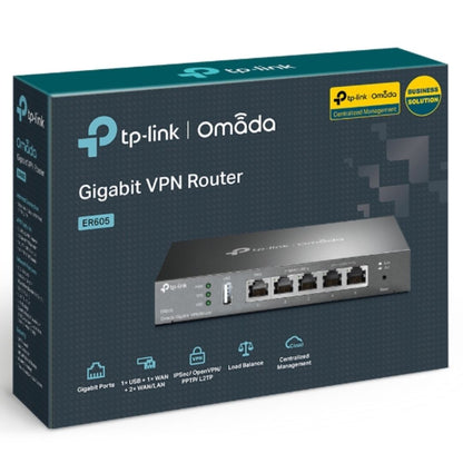 TP-Link TL-ER605 (TL-R605) SafeStream Gigabit Multi-WAN VPN Router PPPoE 1 WAN 3