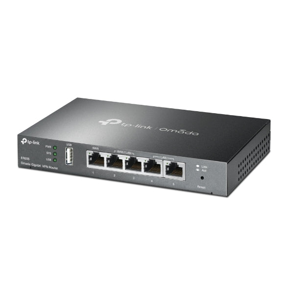 TP-Link TL-ER605 (TL-R605) SafeStream Gigabit Multi-WAN VPN Router PPPoE 1 WAN 3