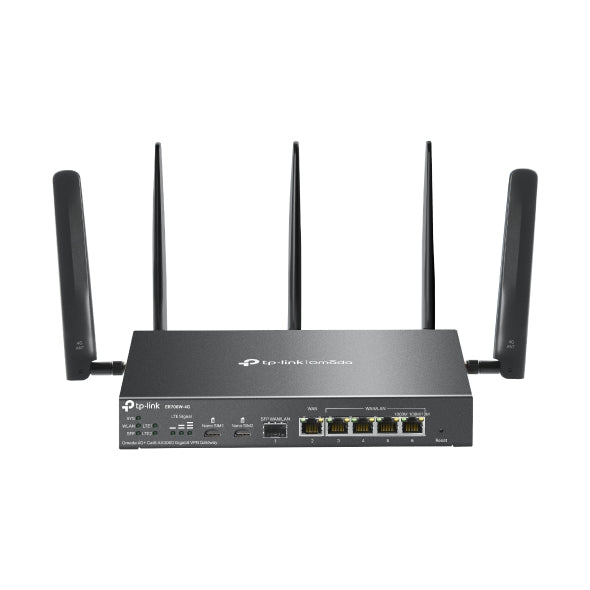 TP-Link ER706W-4G Omada 4G+ Cat6 AX3000 Gigabit VPN Router