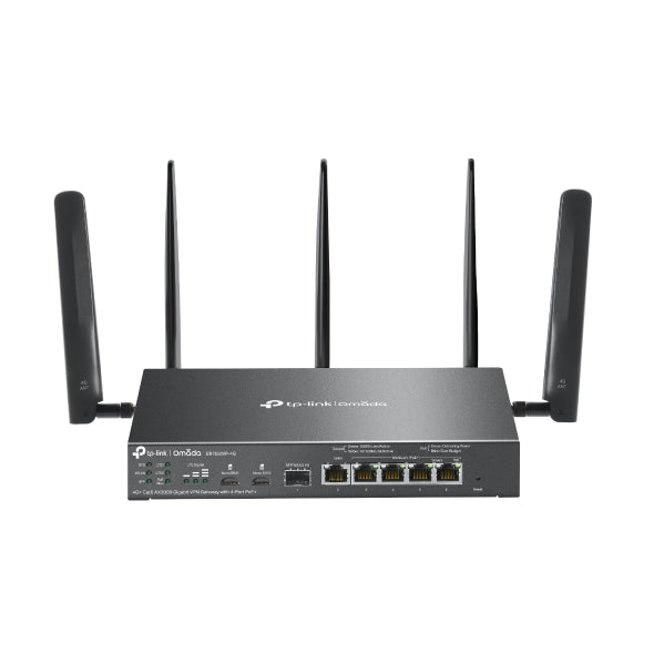 TP-Link ER706WP-4G Omada 4G+ Cat6 AX3000 Gigabit VPN Gateway with 4-Port PoE+, 5
