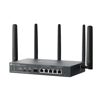 TP-Link ER706WP-4G Omada 4G+ Cat6 AX3000 Gigabit VPN Gateway with 4-Port PoE+, 5