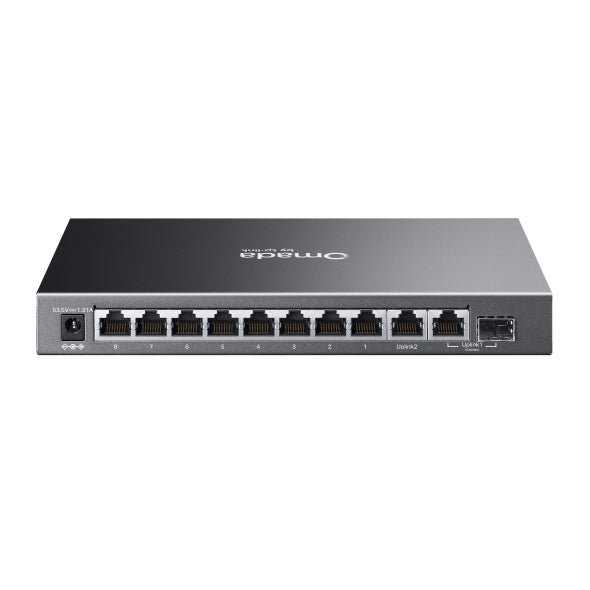 TP-Link ES210GP Omada 10-Port Gigabit Easy Managed Switch with 8-Port PoE+,  8Ã— Gigabit PoE+ Ports, 1x Gigabit Non-PoE Ports, 1Ã— Combo Gigabit RJ45/SF