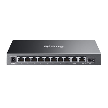 TP-Link ES210GP Omada 10-Port Gigabit Easy Managed Switch with 8-Port PoE+,  8Ã— Gigabit PoE+ Ports, 1x Gigabit Non-PoE Ports, 1Ã— Combo Gigabit RJ45/SF