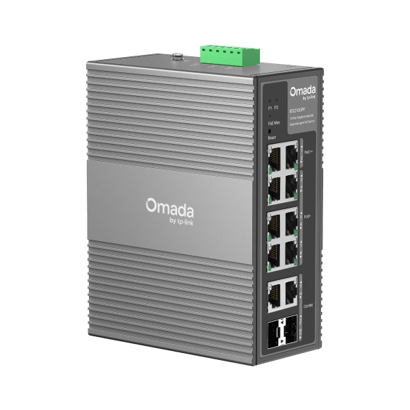 TP-Link IES210GPP Omada 10-Port Gigabit Industrial Easy Managed Switch with 6-Po