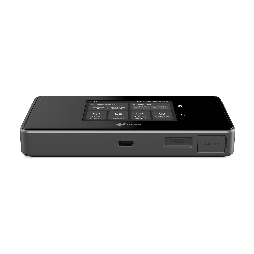 TP-Link M8550 5G Mobile Wi-Fi, 2880 Mbps at 6 GHz or 2880 Mbps at 5 GHz 688 Mbps at 2.4 GHz, 5G 3.4Gbps/900Mbps, 4G Cat19 1.6Gbps/2