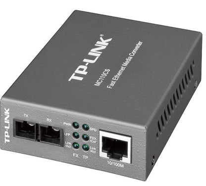 TP-Link MC110CS 10/100Mbps Single-Mode SC Fibre Media Converter — 100BASE-FX