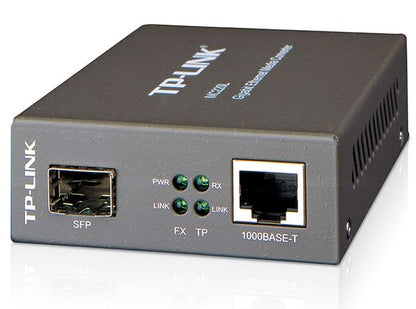 TP-Link MC220L Gigabit SFP Media Converter — Single & Multi-Mode, IEEE 802.3ab/802.3z