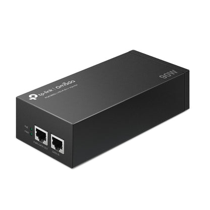TP-Link POE380S Omada 10G PoE++ Injector PORT: 1× 10Gbps PoE Port, 1× 10Gbps N