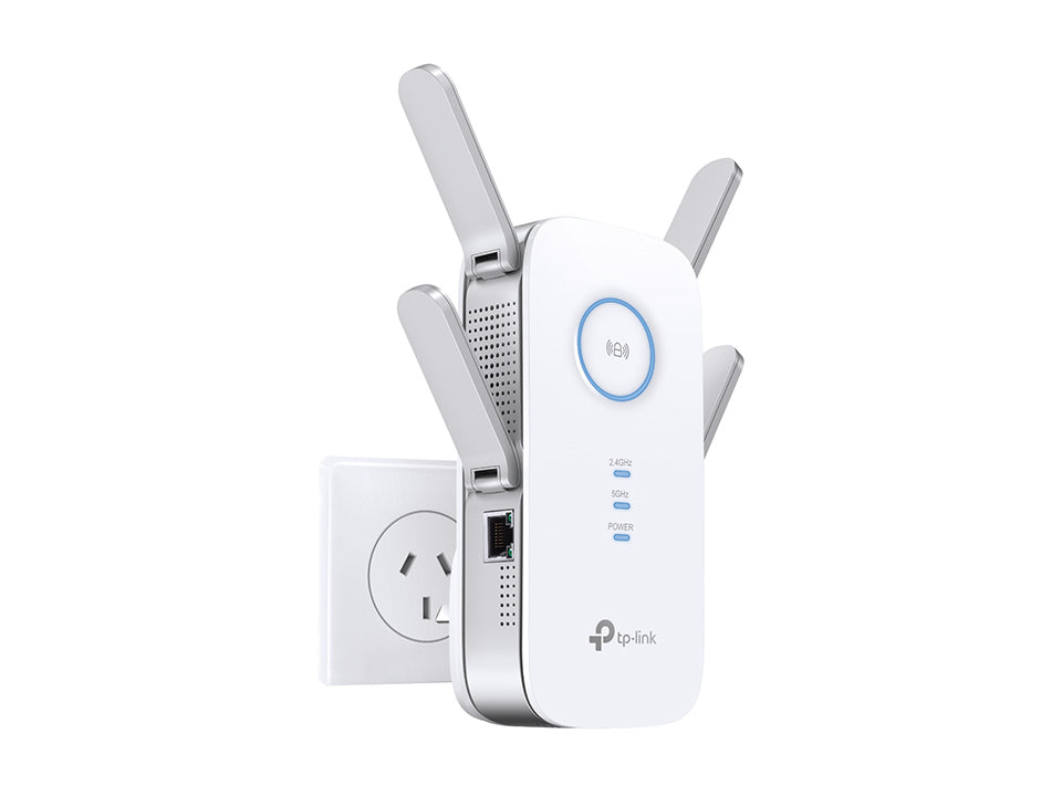 TP-Link RE650 AC2600 Dual Band Wi-Fi Range Extender — 2600Mbps, 800Mbps@2.4GHz + 1733Mbps@5GHz