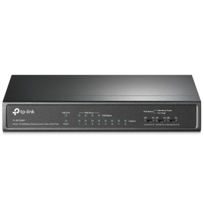 TP-Link TL-SF1008P 8-Port 10/100Mbps Desktop Switch — 4-Port PoE, 57W, IEEE 802.3af