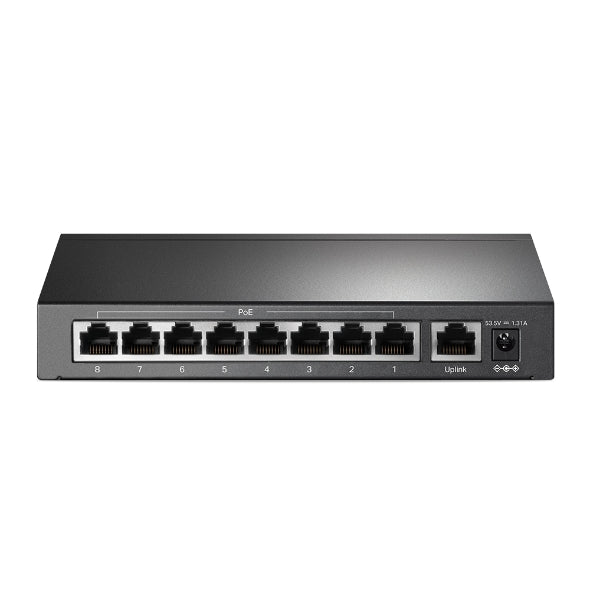 TP-Link TL-SF1009P 9-Port 10/100Mbps Desktop Switch with 8-Port PoE+, Up to 65W