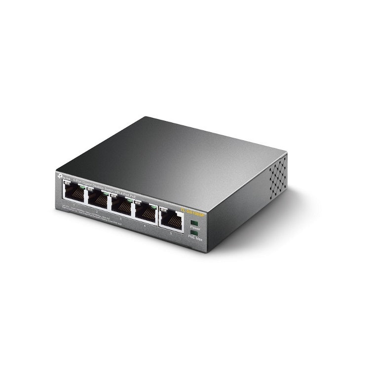 TP-Link TL-SG1005P 5-Port Gigabit Desktop Switch with 4-Port PoE — 56W Total Budget