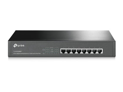 TP-Link TL-SG1008MP 8-Port Gigabit Desktop/Rackmount Switch with 8-Port PoE+ (Re