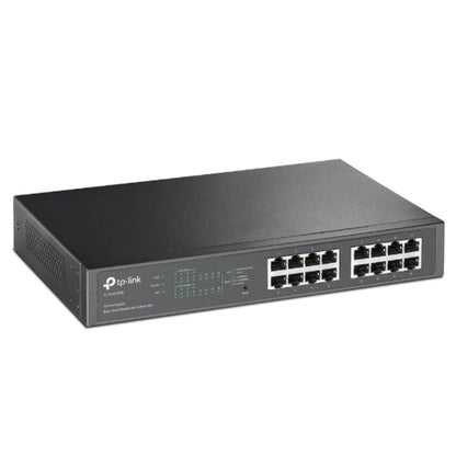 TP-Link TL-SG1016PE 16-Port Gigabit Easy Smart Switch — 8-Port PoE+, Rack Mountable