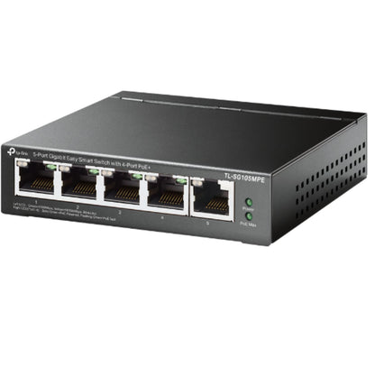 TP-Link TL-SG105MPE 5-Port Gigabit Easy Smart Switch with 4-Port PoE+