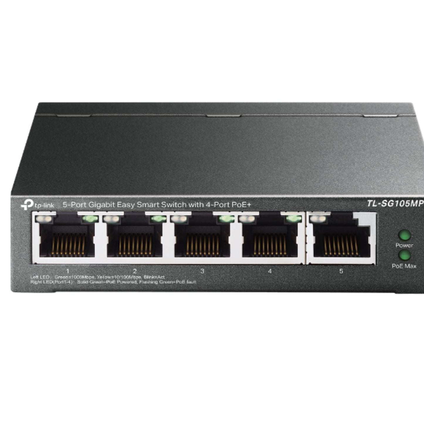 TP-Link TL-SG105MPE 5-Port Gigabit Easy Smart Switch with 4-Port PoE+