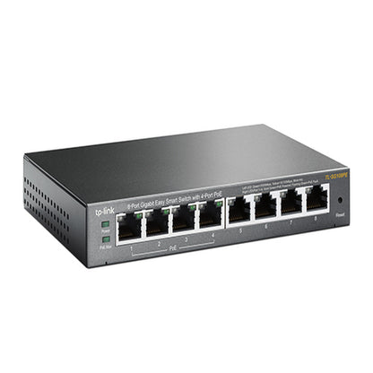 TP-Link TL-SG108PE 8-Port Gigabit Easy Smart Switch — 4-Port PoE, 55W, IEEE 802.3af