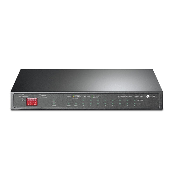 TP-Link TL-SG1210MP 10-Port Gigabit Desktop Switch with 8-Port PoE+PORT: 8× Gig