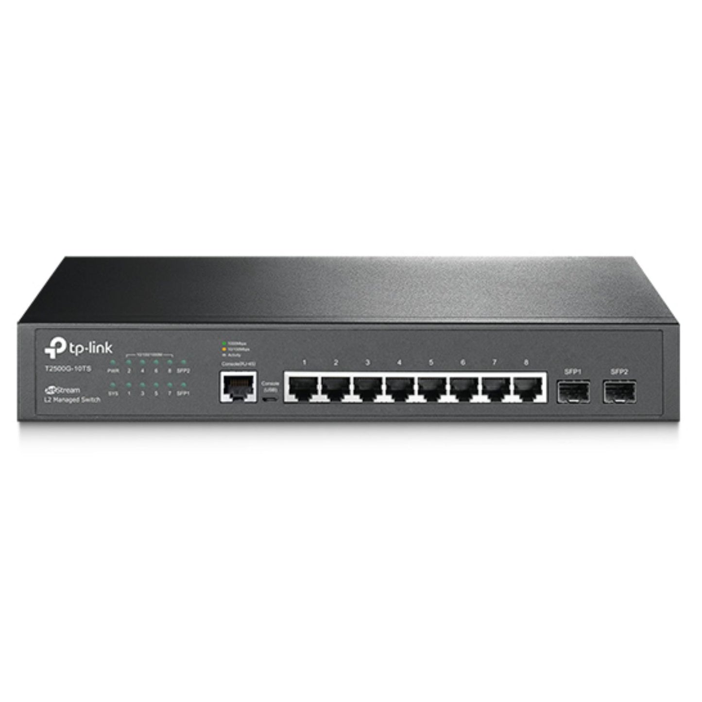 TP-Link TL-SG3210 JetStream 8-Port Gigabit L2 Managed Switch — 2x SFP Slots
