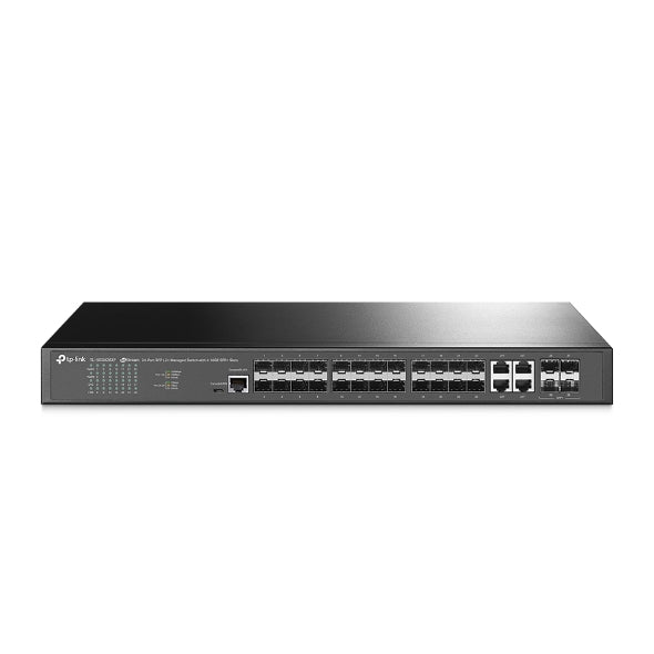 TP-Link TL-SG3428XF JetStream 24-Port SFP L2+ Managed Switch with 4 10GE SFP+ Sl