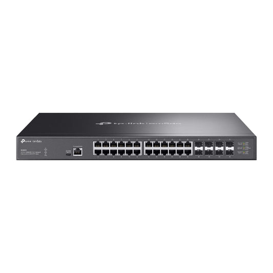 TP-Link SX3832 Omada 24-Port 10GBASE-T L2+ Managed Switch with 8 10GE SFP+ Slots (SX3832)ï¼›24Ã— 1/2.5/5/10 Gbps RJ45 portsï¼›8Ã— 1/10 Gbps SFP+ slots; 640