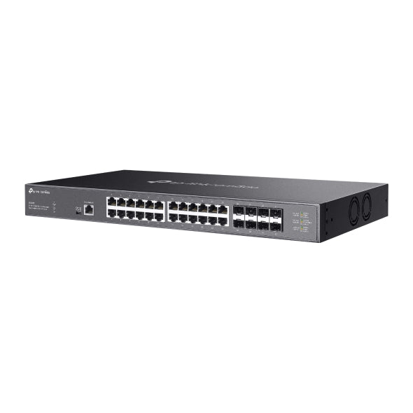 TP-Link SX3832 Omada 24-Port 10GBASE-T L2+ Managed Switch with 8 10GE SFP+ Slots (SX3832)ï¼›24Ã— 1/2.5/5/10 Gbps RJ45 portsï¼›8Ã— 1/10 Gbps SFP+ slots; 640