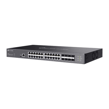 TP-Link SX3832 Omada 24-Port 10GBASE-T L2+ Managed Switch with 8 10GE SFP+ Slots (SX3832)ï¼›24Ã— 1/2.5/5/10 Gbps RJ45 portsï¼›8Ã— 1/10 Gbps SFP+ slots; 640