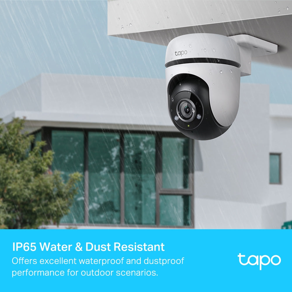 TP-Link TC40 Outdoor Pan/Tilt Security Wi-Fi Camera,  1080p, 2.4 GHz, Horizontal 360, Smart AI Detection, Smart Motion Tracking