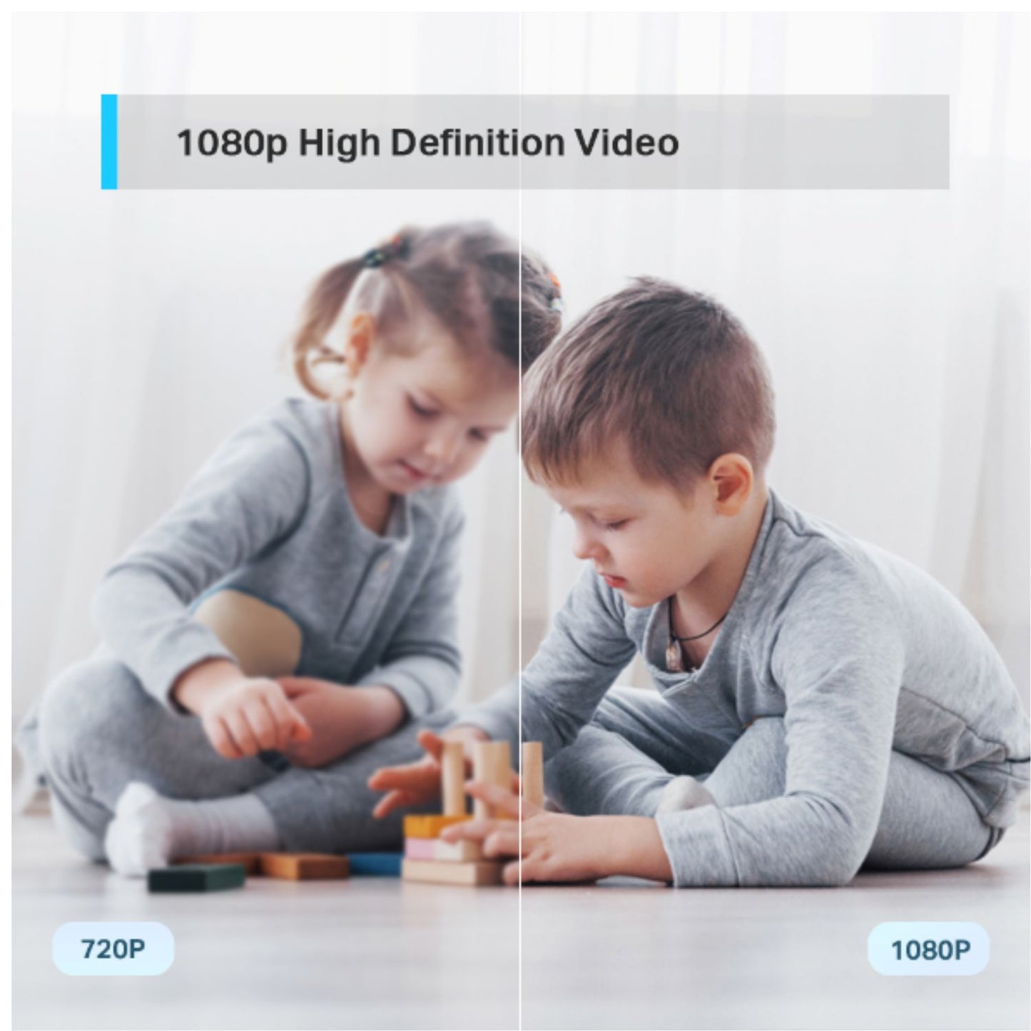 TP-Link TC70 Pan/Tilt Home Security Wi-Fi Camera,1080P Full HD,Two-Way Audio,Nig