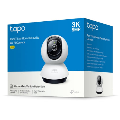 TP-Link TC74 Pan/Tilt AI Home Security Wi-Fi Camera , 3K 5MP (2880×1620), 2.4 G