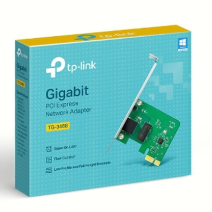 TP-Link TG-3468 Gigabit PCI Express Network Adapter — 10/100/1000Mbps, Realtek