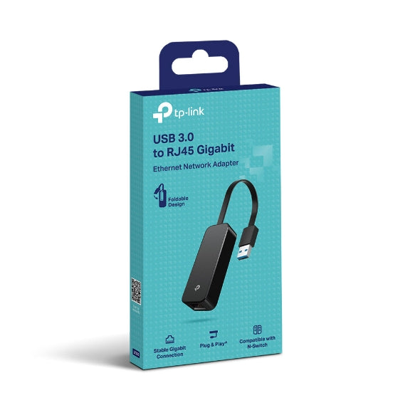 TP-Link UE306 USB 3.0 to Gigabit Ethernet Network Adapter, Foldable and Portable