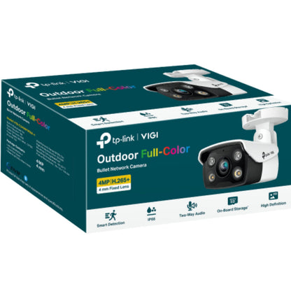 TP-Link VIGI 4MP C340(2.8mm) Outdoor Full-Colour Bullet Network Camera, 2.8mm Le