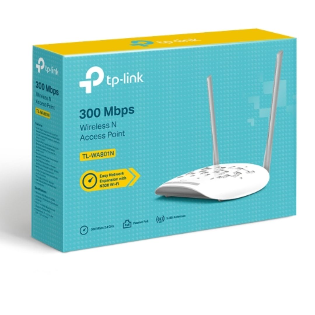 TP-Link TL-WA801N 300Mbps Wireless N Access Point, Multiple Operation Modes, WPA