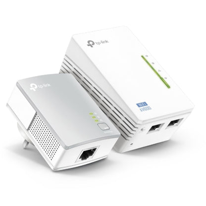 TP-Link TL-WPA4220 KIT AV600 Wi-Fi Powerline Extender Starter Kit — 300Mbps Wi-Fi, 600Mbps Powerline