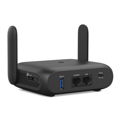 TP-Link TL-WR3602BE BE3600 Dual-Band Wi-Fi 7 Portable Travel Router, 2.5G Multi-Gig Connectivity