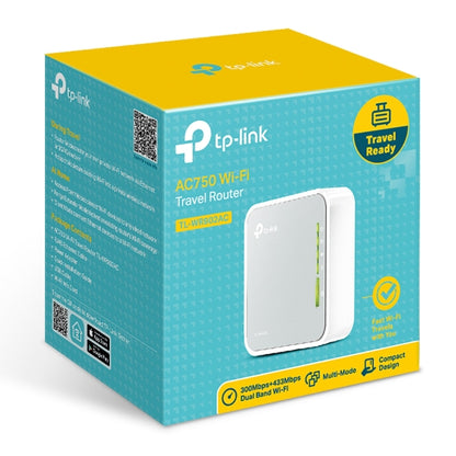 TP-Link TL-WR902AC AC750 Dual Band Wi-Fi Travel Router — 750Mbps, 1x 100Mbps Port