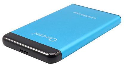 Oxhorn USB 3.0 USAP 2.5? SATA HDD SSD Enclosure BlueUSB3.0 Cable (included) 2YR