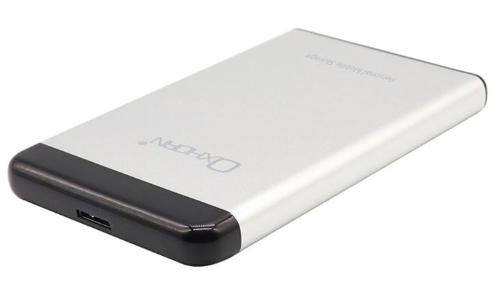 Oxhorn USB 3.0 USAP 2.5? SATA HDD SSD Enclosure Silver USB3.0 Cable (included) 2