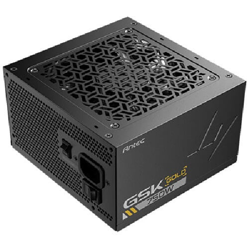 Antec GSK750 V2 80+ Gold Fully Modular, 750W, ATX 3.1, 140Ã—150Ã—86mm, 120mm fan, PCIE 5.1, 12VHPWR, OCP/OVP/UVP/SCP/OPP/OTP, 7Y warranty