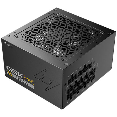 Antec GSK850 V2: ATX12V 3.1, 850W, Full-Modular, 80+ Gold, 120mm fan, 24-pin, 12V-2x6, 2Ã—CPU, 4Ã—PCI-E, 8Ã—SATA, 4Ã—Molex, 140Ã—150Ã—86mm, 10Y warranty