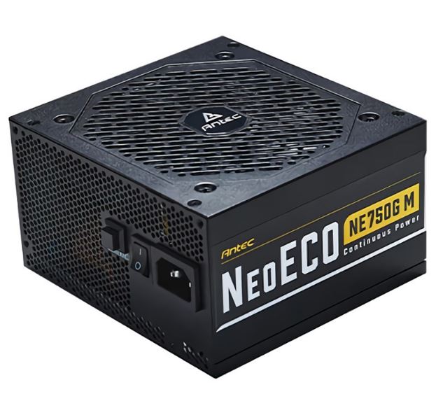 Antec NE 750w 80+ Gold, Fully-Modular, LLC DC, 1x EPS 8PIN, 120mm Silent Zero RP