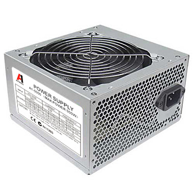 Aywun 500W ATX Desktop Power Supply — 120mm Fan, 1x 6-Pin PCIe, 24-Pin ATX