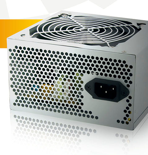 Aywun 600W ATX Desktop Power Supply — 120mm Fan, 1x 6-Pin PCIe, 24-Pin ATX