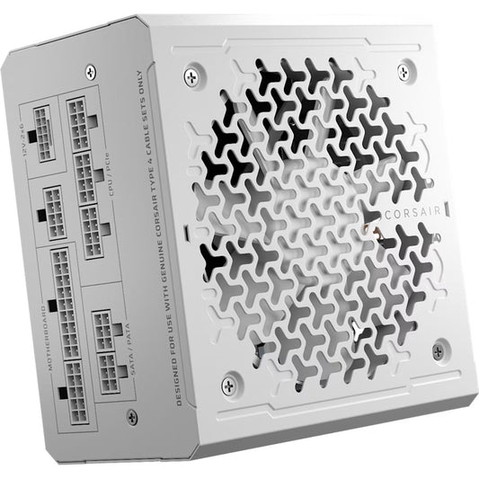 Corsair RMe Seriesâ„¢ RM1000e - Fully Modular Low-Noise ATX Power Supply - White (AU), Cybenetics Gold, ATX12V 3.1, 2x PATA, 2x EPS, 6x SATA, 3x PCIe