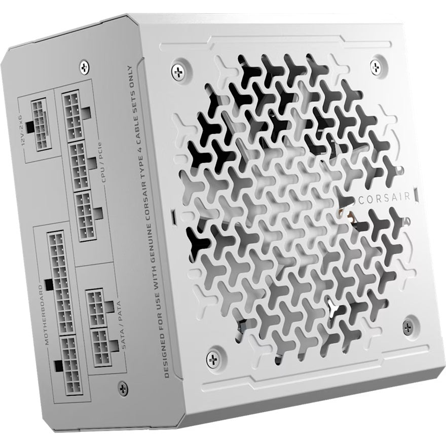 Corsair RMe Seriesâ„¢ RM850e - Fully Modular Low-Noise ATX Power Supply - White (AU), Cybenetics Gold, ATX12V 3.1, 2x PATA, 2x EPS, 6x SATA, 3x PCIe